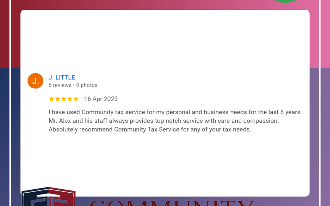 Years of Trust, Consistency and Care: Why Locals Rely on Community Tax Services